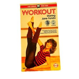 Vintage/Retro VHS Tape: “Workout,” Starring Jane Fonda. Released In 1982.